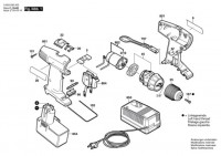 Bosch 0 603 936 503 Psr 12 Ves-2 Cordless Screw Driver 12 V / Eu Spare Parts